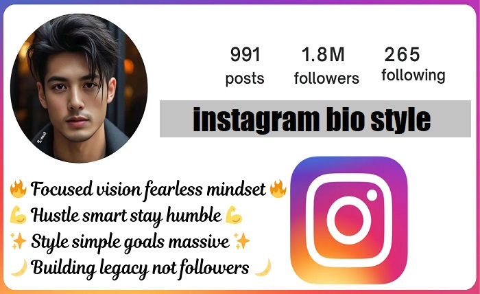 instagram bio style